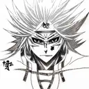 anime, bleach, bankai, Ichigo Kurasaki, tensa zangetsu, mask tattoo design idea