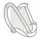 harp Guinness with AC/DC  tattoo design idea