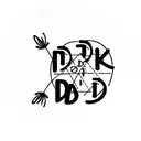 dedication to dad tattoo design idea