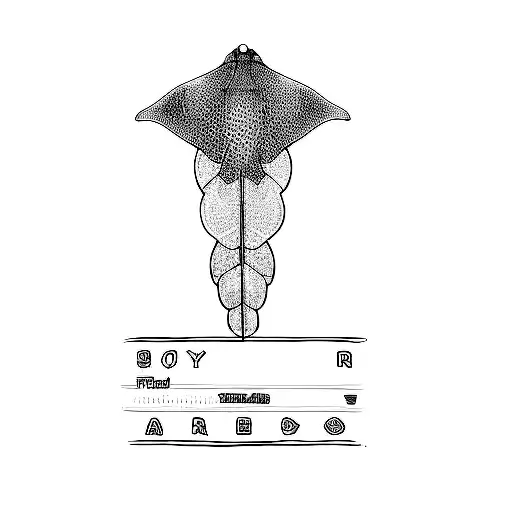 a sting ray tattoo design idea