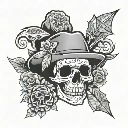 Cd Juárez cholo design tattoo design idea