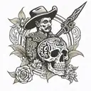 Cd Juárez cholo design tattoo design idea