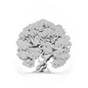 2D tree and root without leaf  tattoo design idea