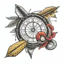 #30,darts,baseball tattoo design idea