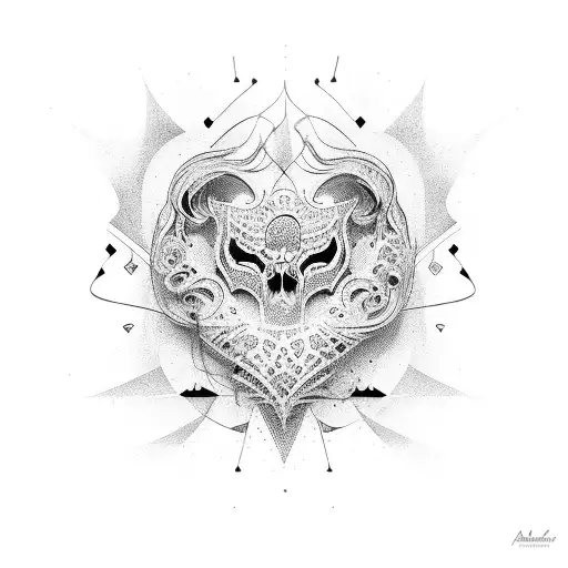 amor tattoo design idea