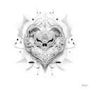 amor tattoo design idea