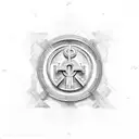 chi rho  tattoo design idea