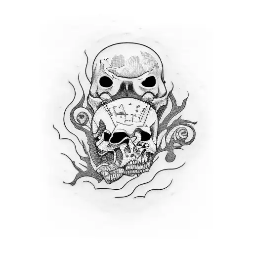 morbid depression jokes tattoo design idea