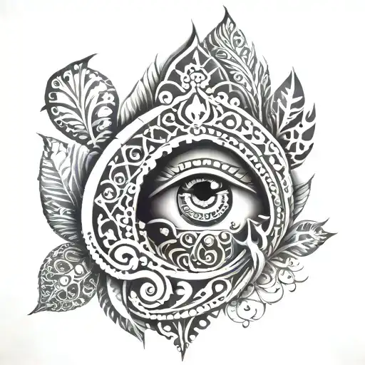 Indian tattoo design idea