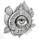 Indian tattoo design idea