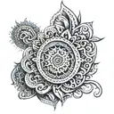 Indian tattoo design idea