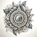 Indian tattoo design idea
