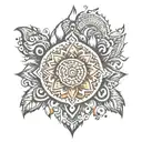 Indian tattoo design idea