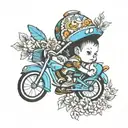 life and baby boy tattoo design idea