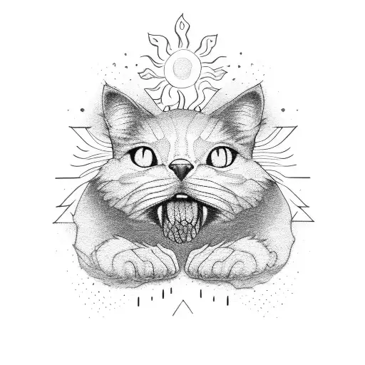 Paw Print sunshine chloe tattoo design idea