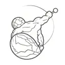 sisyphus tattoo design idea