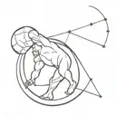 sisyphus tattoo design idea