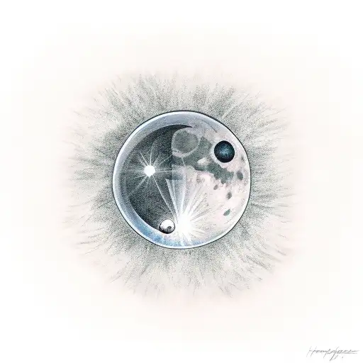 eclipse tattoo design idea
