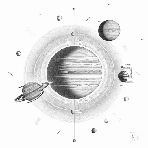 In my solar system you're the sun tattoo design idea