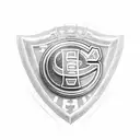 Stanley Cup with Montreal Canadiens logo on front of it tattoo design idea