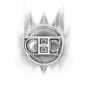 Stanley Cup with Montreal Canadiens logo on front of it tattoo design idea