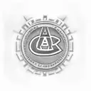 Stanley Cup with Montreal Canadiens logo on front of it tattoo design idea