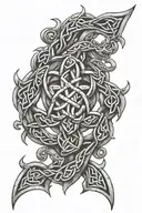 celtic knot tattoo design idea