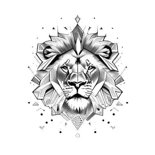 super hero dad advocates lion tattoo design idea