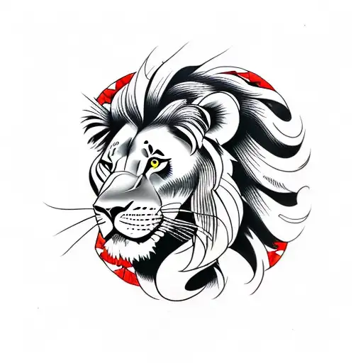 super hero dad advocates lion tattoo design idea