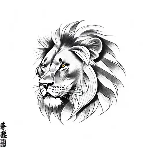 super hero dad advocates lion tattoo design idea