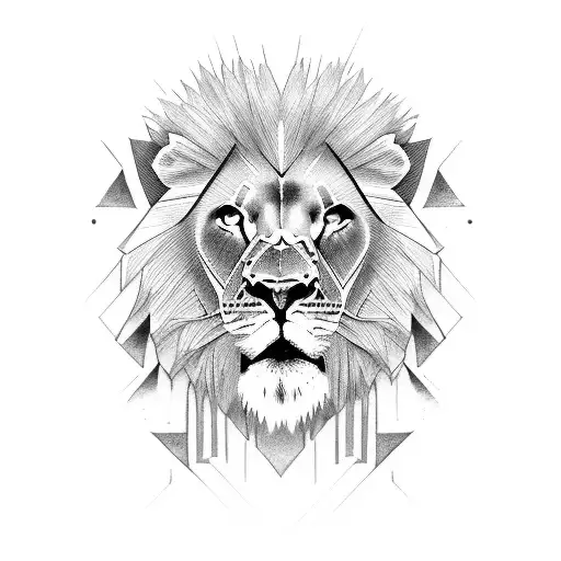 super hero dad advocates lion tattoo design idea