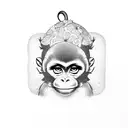 cute girl monkey  tattoo design idea