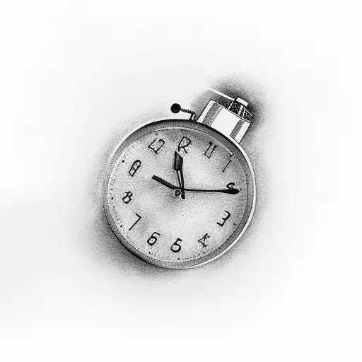 full arm, my daughters Birthday and a clock with time 4 minutes after 4 tattoo design idea