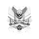 aviation tattoo design idea