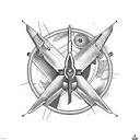 aviation tattoo design idea
