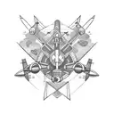 aviation tattoo design idea