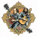 tenacious d tattoo design idea
