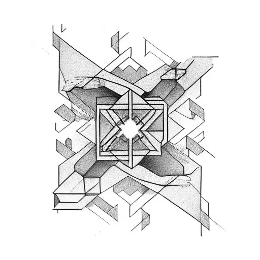 Train tattoo design idea