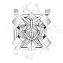 Train tattoo design idea