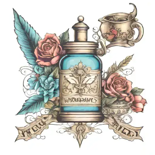 Pharmacy tattoo design idea