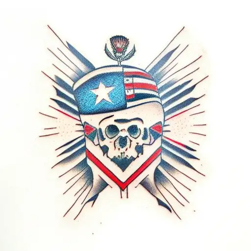 american native tattoo design idea
