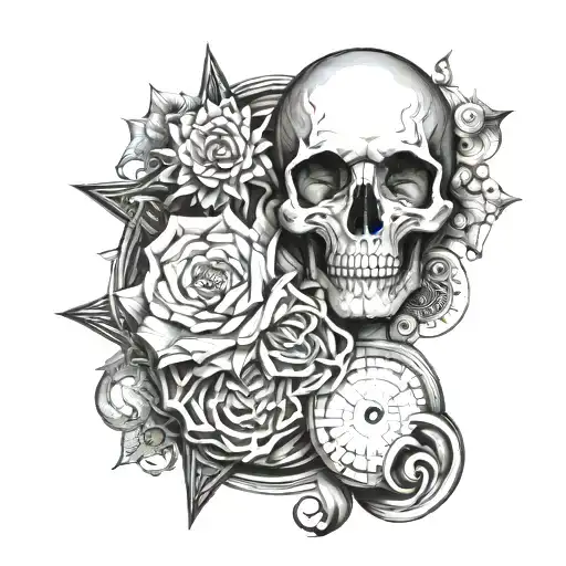 mind over matter tattoo design idea