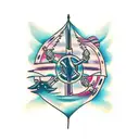 Keep Going on traps tattoo design idea