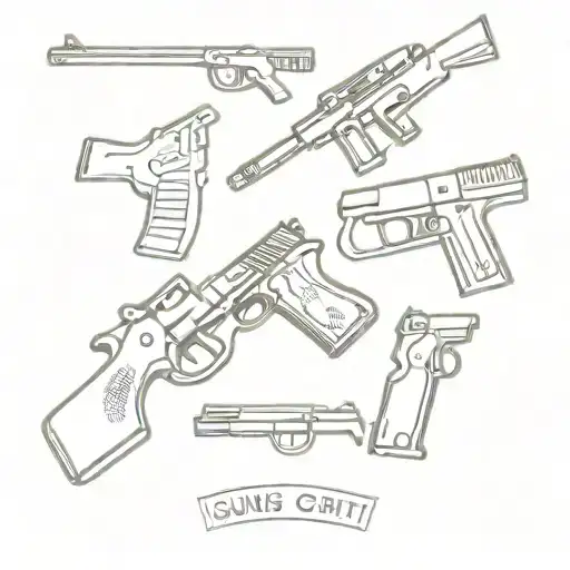 Guns & Grit tattoo design idea