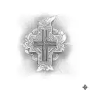 three crosses tattoo design idea