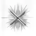 three crosses tattoo design idea