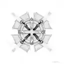 three crosses tattoo design idea