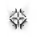 three crosses tattoo design idea
