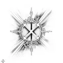 three crosses tattoo design idea