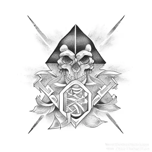 bible quote joshua 1:9 tattoo design idea